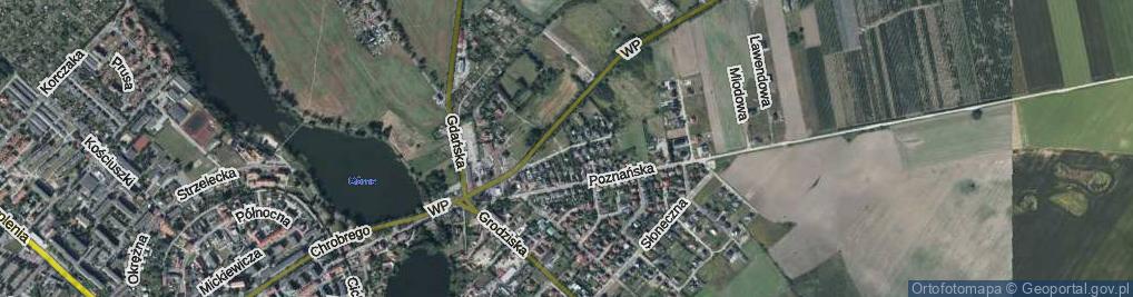 Zdjęcie satelitarne Pogodna ul.